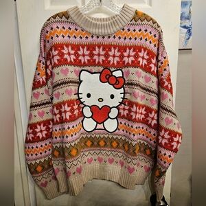 Forever 21 hello kitty sweater size small